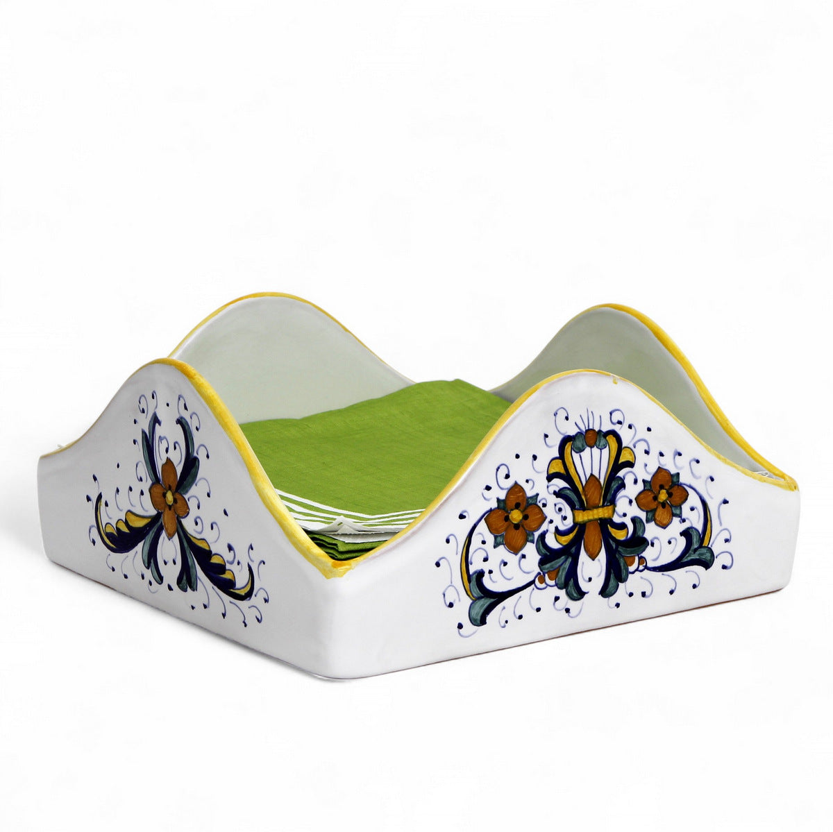 RICCO DERUTA DELUXE: Square Napkins Holder Large (For Dinner Size napkins (8x8))