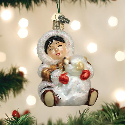 Eskimo Giggles Ornament