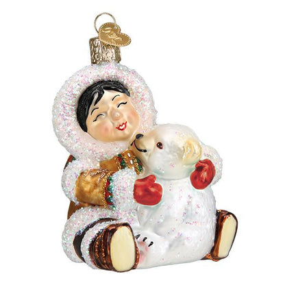 Eskimo Giggles Ornament