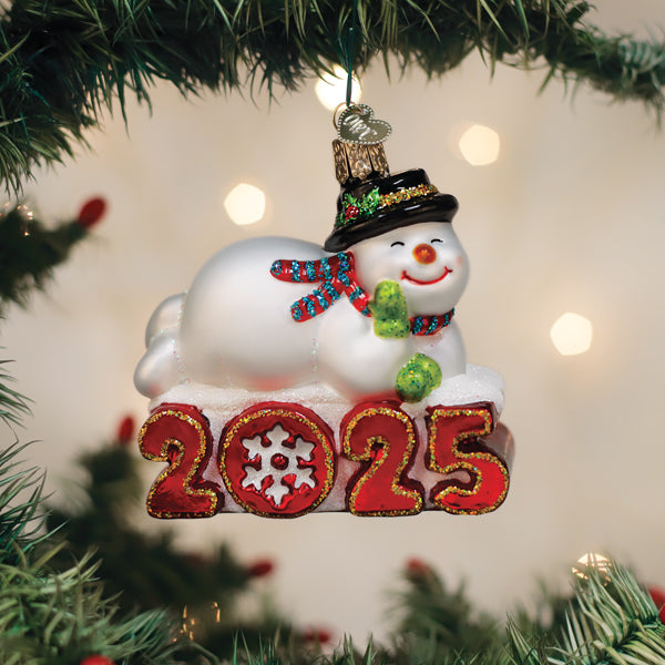 2025 Snowman Ornament Old World Christmas