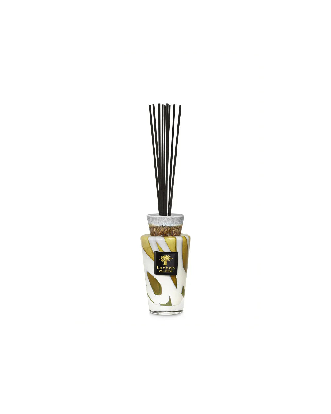 Baobab Collection diffuser TOTEM STONES AGATE, grey blue and khaki green with perfume sticks, 250ml.