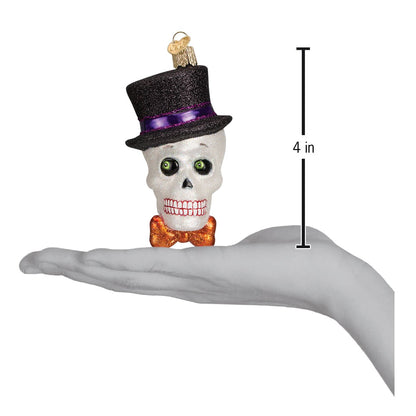 Top Hat Skeleton Ornament