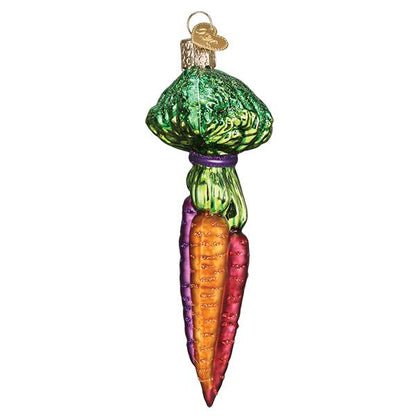 Rainbow Carrots Ornament