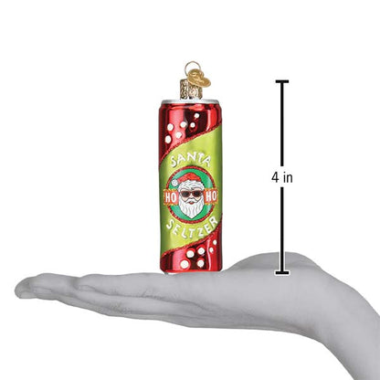 Santa Seltzer Ornament