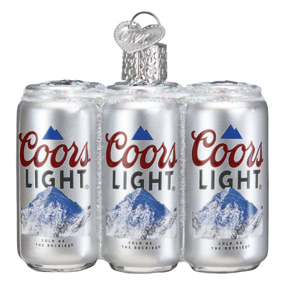 Coors Light Six Pack Ornament