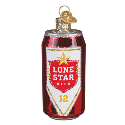 Lone Star Beer Can Ornament