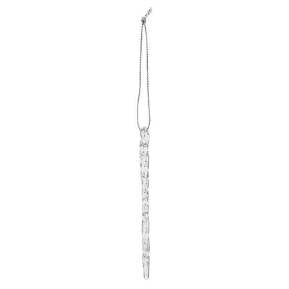 Clear Glass Icicles Set Of 6 Ornament