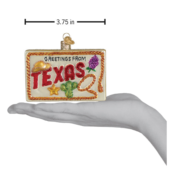 Texas Postcard Ornament