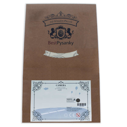 Apache Helicopter Model Kit - Wooden Laser-Cut 3D Puzzle (82 Pcs)