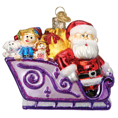 Santa And Friends Ornament