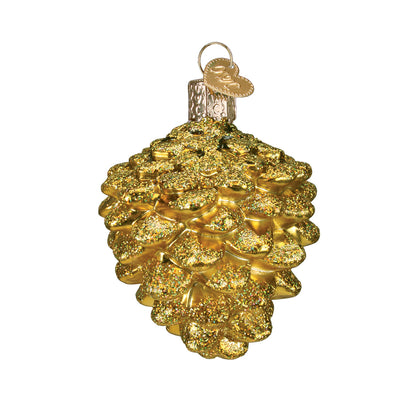 Small Gold Pine Cone