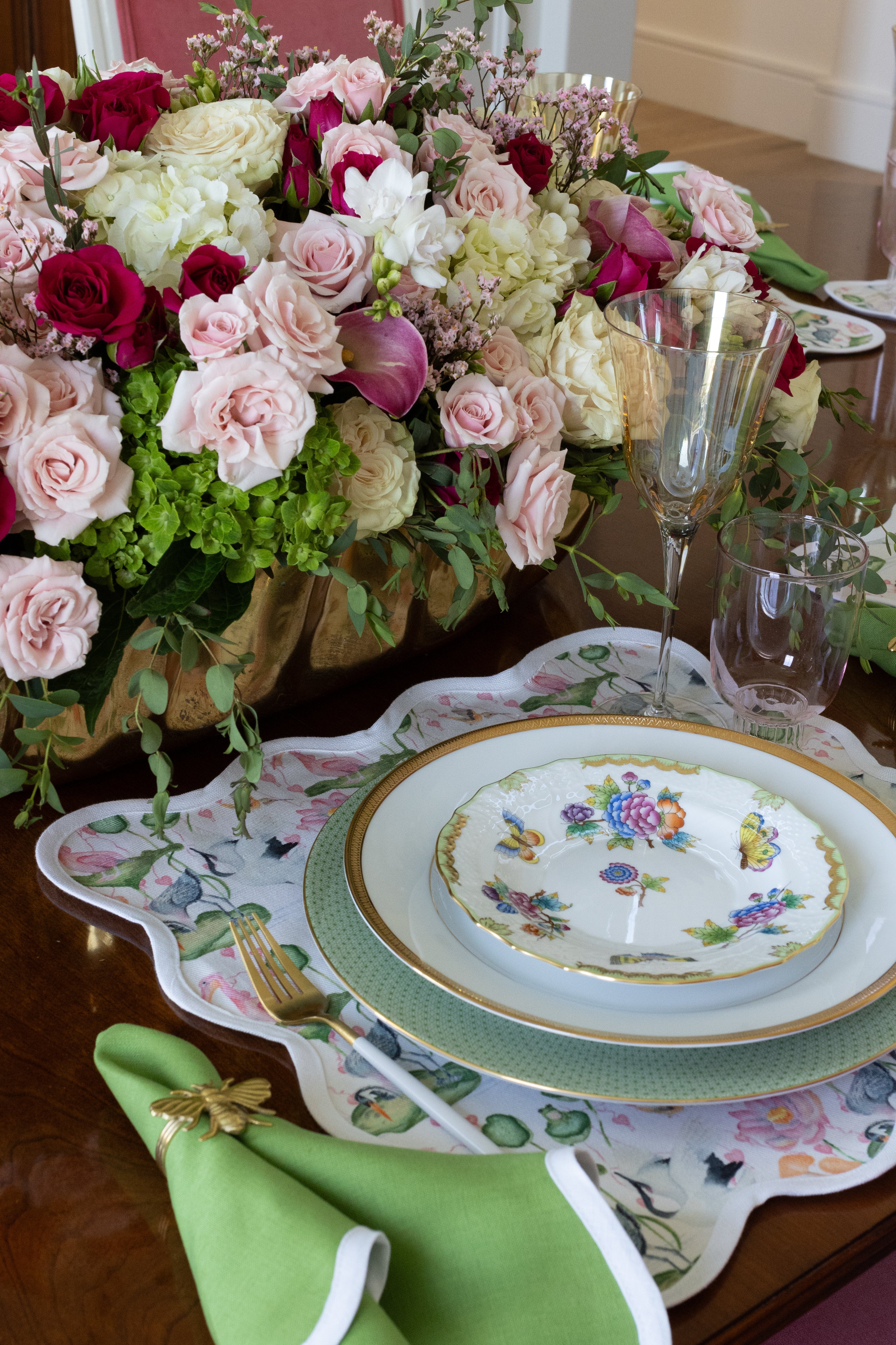 Linen Scalloped Square | Olive