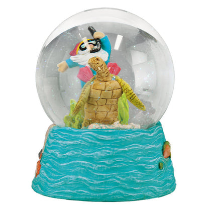 Summer Coastal Gnome Snow Globe