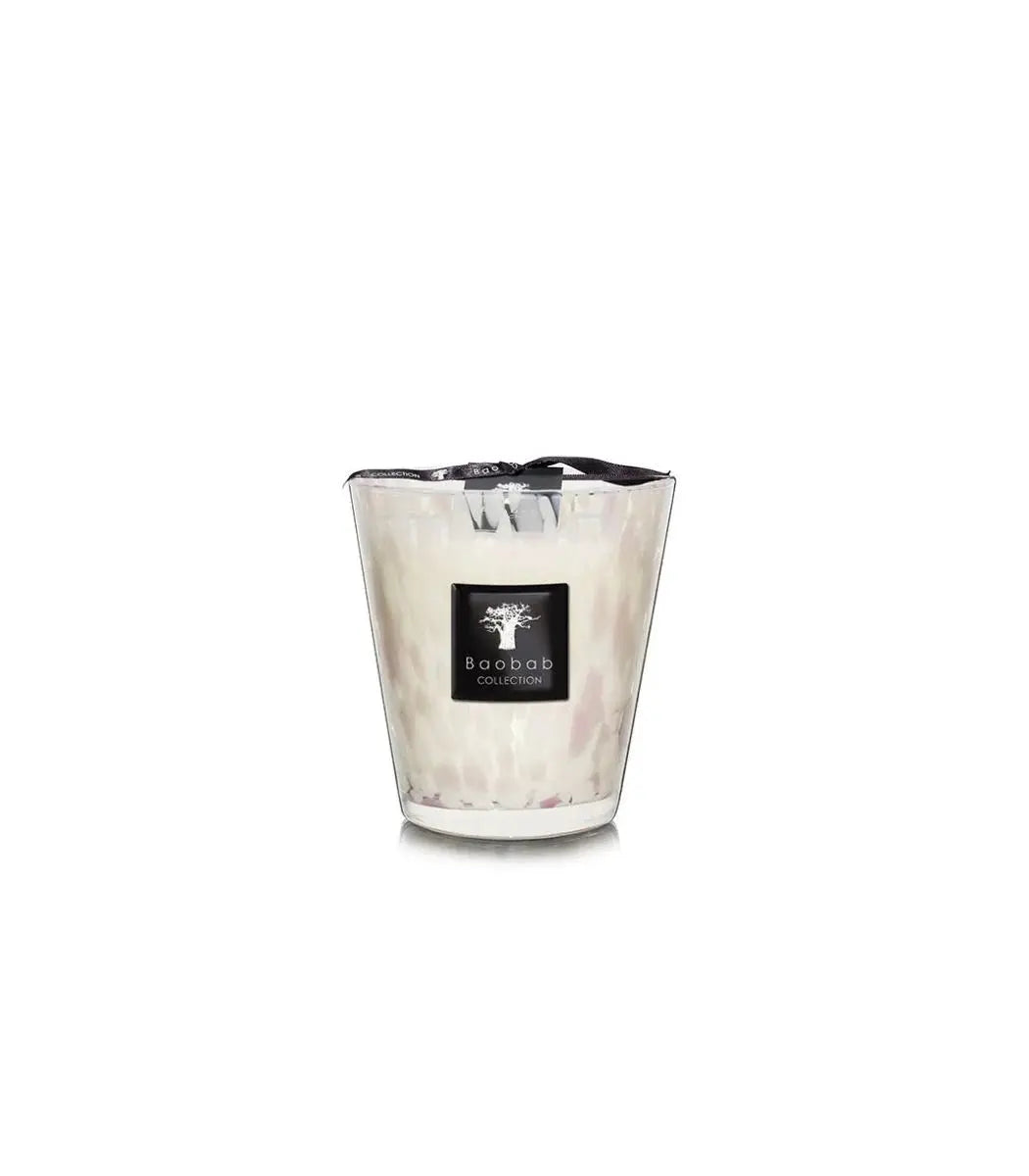 Candle White Pearls   Coastous