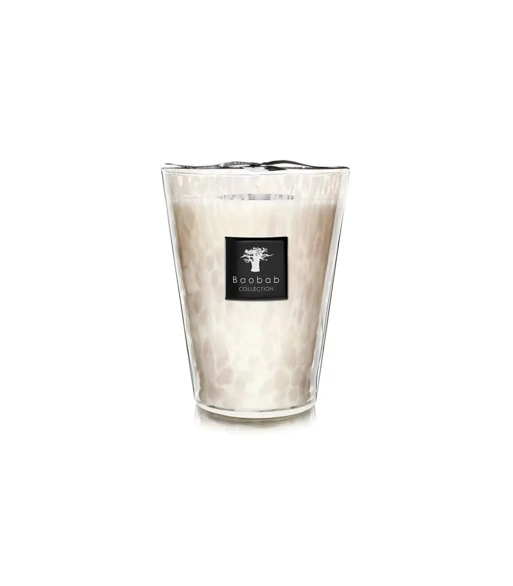 Candle White Pearls   Coastous