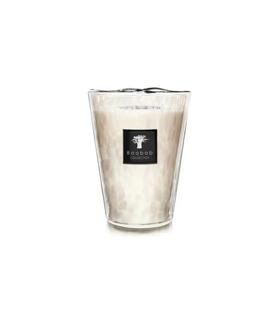 Baobab Collection - Candle White Pearls   