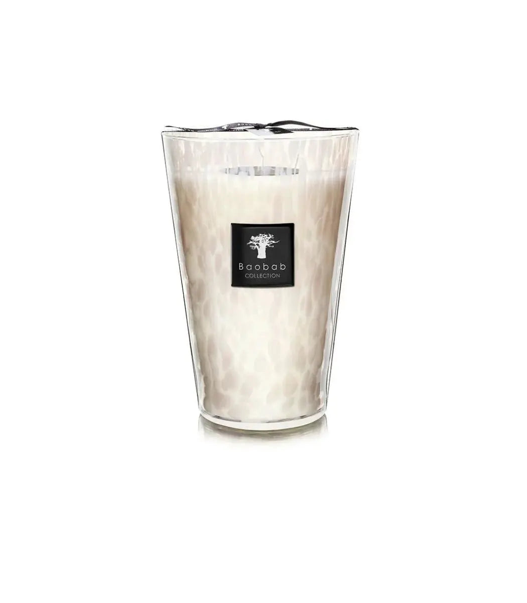 Candle White Pearls   Coastous