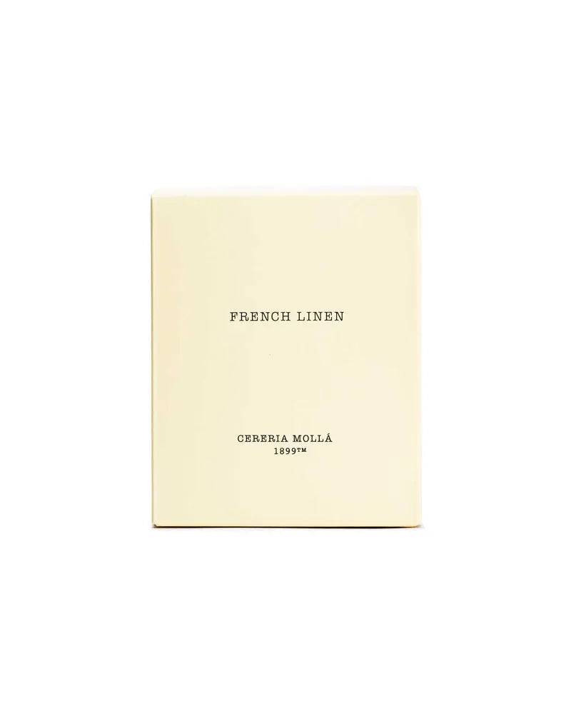 Cereria Molla - French Linen Ivory Premium Candle - 8 0z / 230 g   