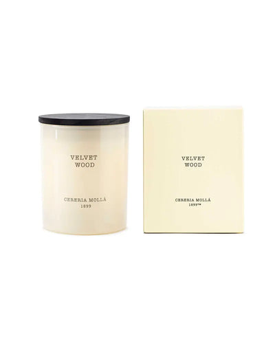 Cereria Molla - Velvet Wood Ivory Premium Candle - 8 oz / 230 g   