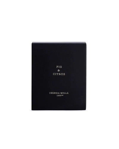 Cereria Molla - Fig & Citrus Black Premium Candle - 8 oz / 230 g   