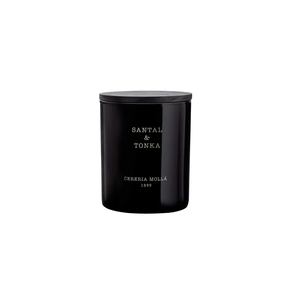 Cereria Molla - Santal & Tonka Black Premium Candle - 8 oz / 230 g   