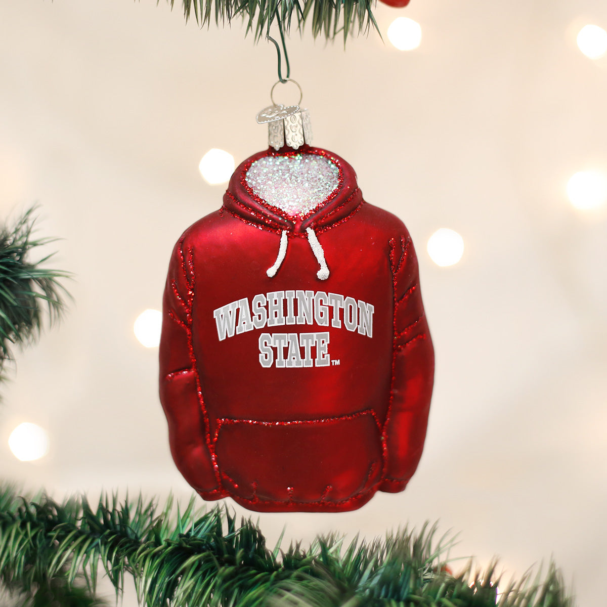 WSU Hoodie Ornament