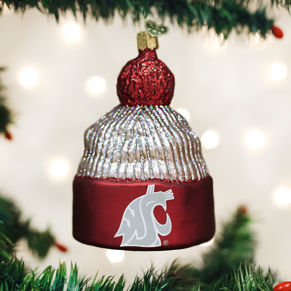 WSU Beanie Ornament