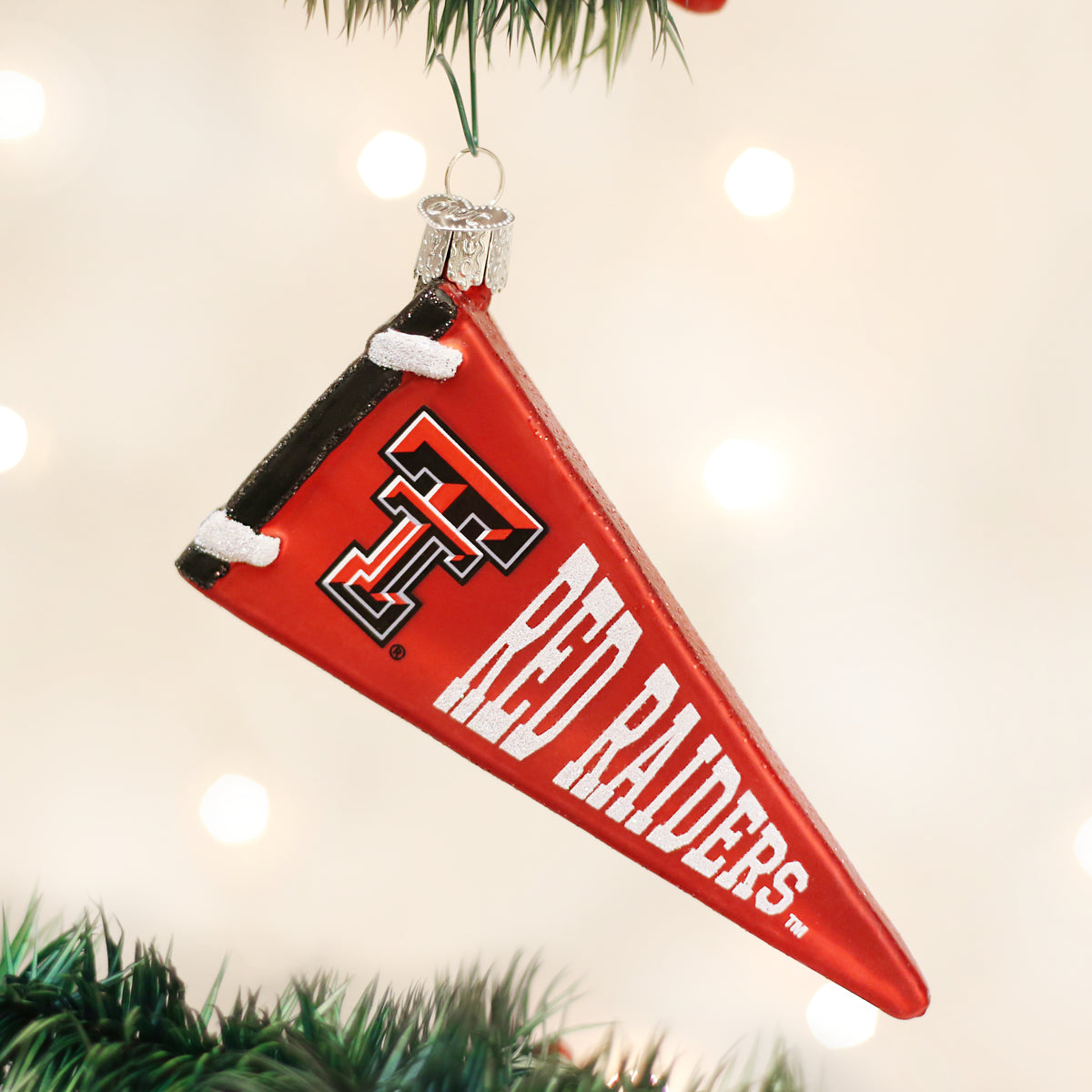 Texas Tech Pennant Ornament