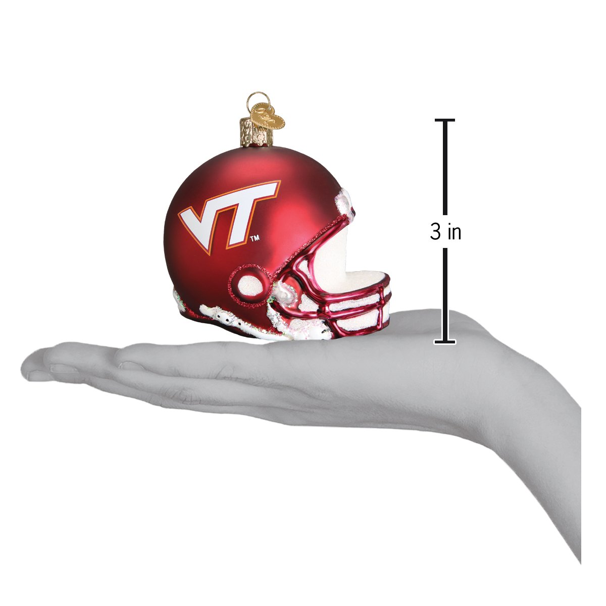 Virginia Tech Helmet Ornament