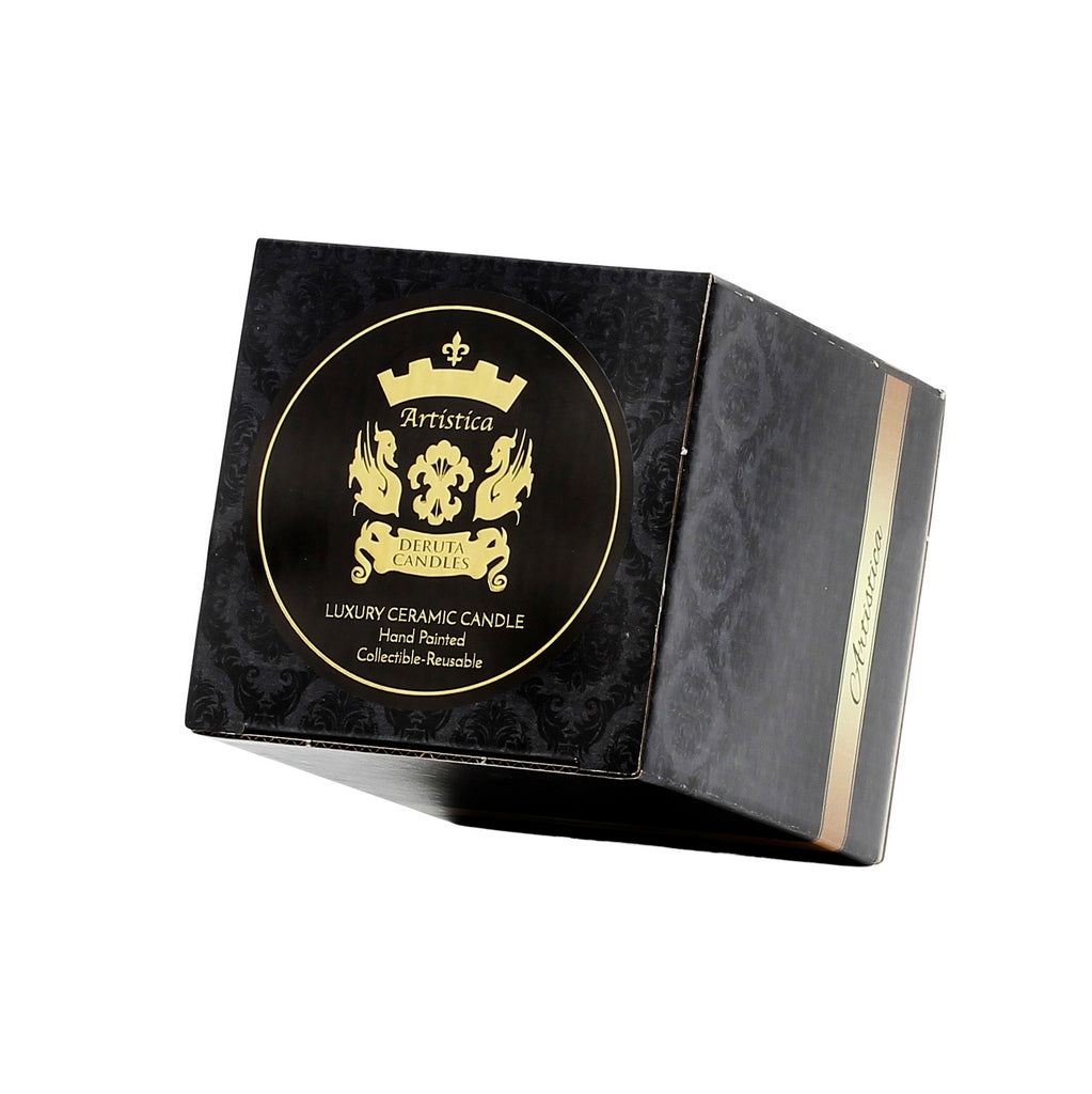 DERUTA CANDLES: Deluxe Precious Concave Candle RAFFAELLESCO DELUXE Design