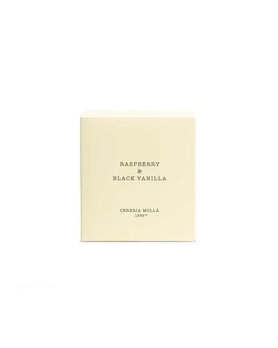 Cereria Molla - Raspberry Black Vanilla Ivory 3 wick XL Candle - 21 oz / 600 g   