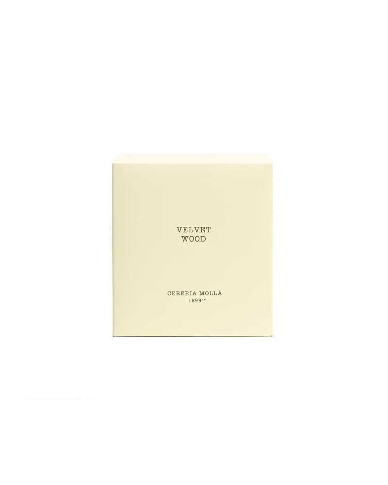 Cereria Molla - Velvet Wood Ivory 3 wick XL Candle - 21 oz / 600 g   