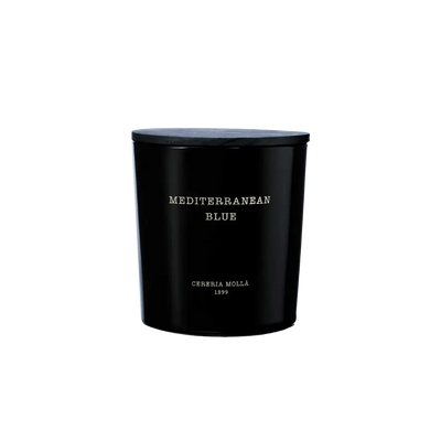 Cereria Molla - Mediterranean Blue Black 3 wick XL Candle - 21 oz / 600 g   
