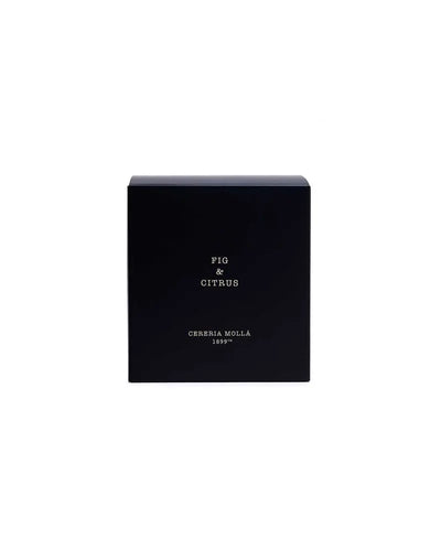 Cereria Molla - Fig & Citrus Black 3 wick XL Candle - 21 oz / 600 g   