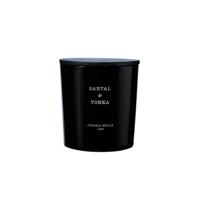 Cereria Molla - Santal & Tonka Black 3 wick XL Candle - 21 oz / 600 g   