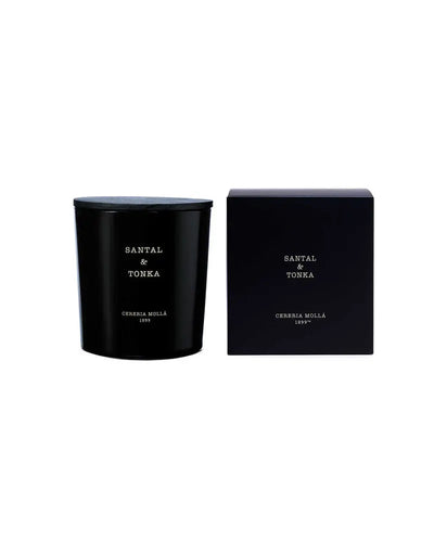 Cereria Molla - Santal & Tonka Black 3 wick XL Candle - 21 oz / 600 g   