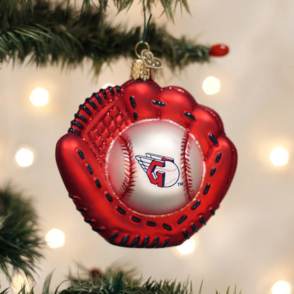 Guardians Baseball Mitt Ornament