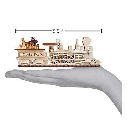 Santa Train Ornament