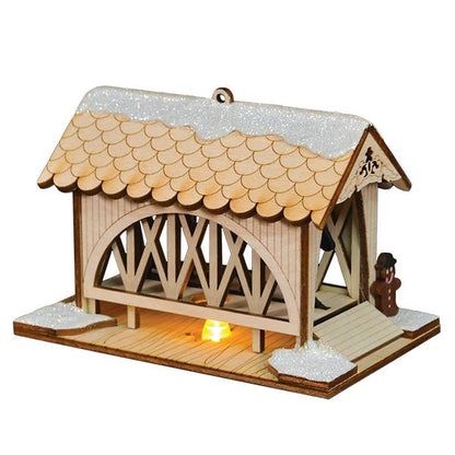 Covered Bridge-Amish Buggy