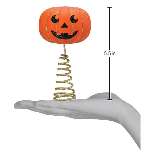 Mini Pumpkin Head Tree Topper