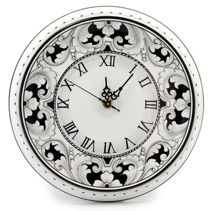 DERUTA VARIO NERO: Round Wall Clock