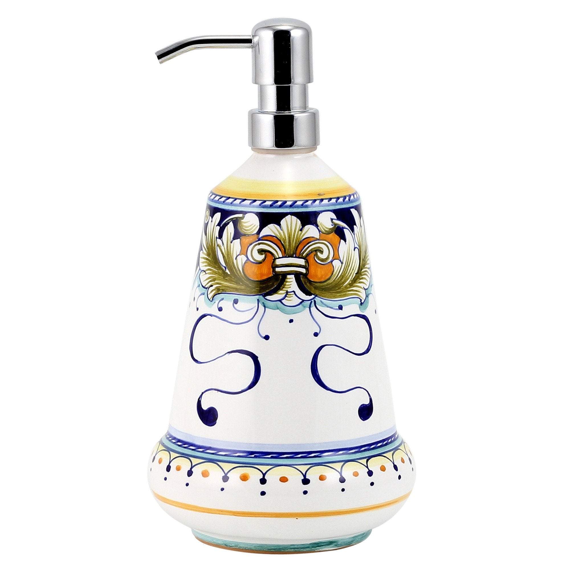 DERUTA FOGLIE: Liquid Soap Lotion Dispenser (Large 26 OZ)