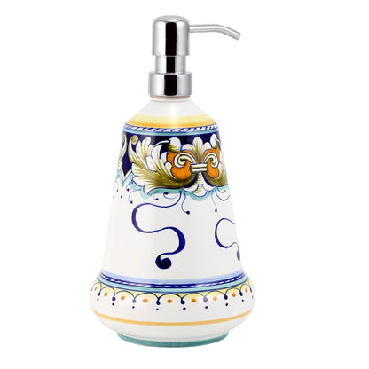 DERUTA FOGLIE: Liquid Soap Lotion Dispenser (Large 26 OZ)