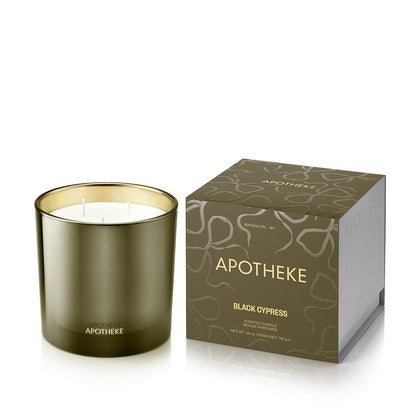 Black Cypress 3-Wick Candle APOTHEKE