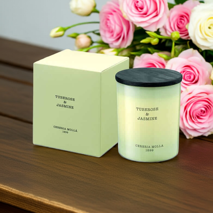 Cereria Molla - Tuberose & Jasmine Candle - 8 oz / 230 g - Coastous