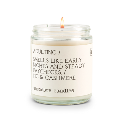 Adulting Anecdote Candles