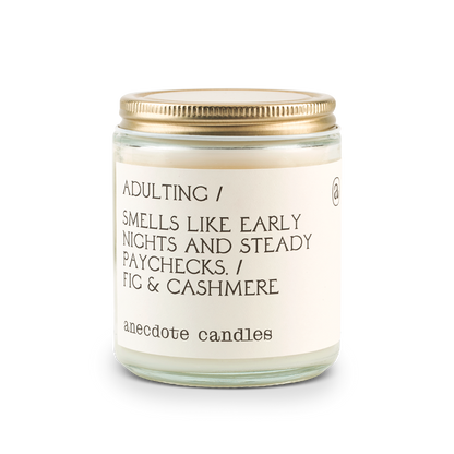 Adulting Anecdote Candles