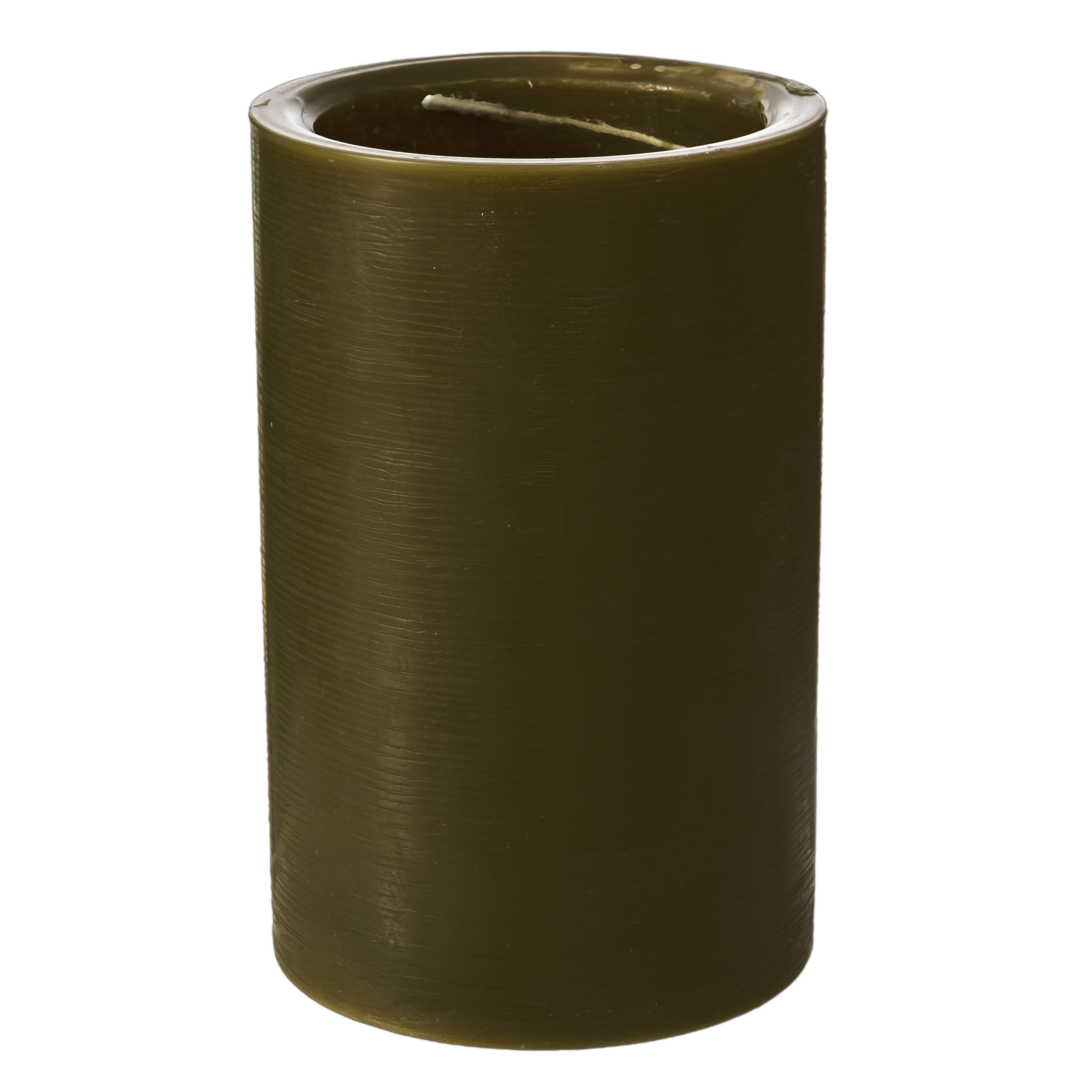 Amber and Moss Spiral Light Candles