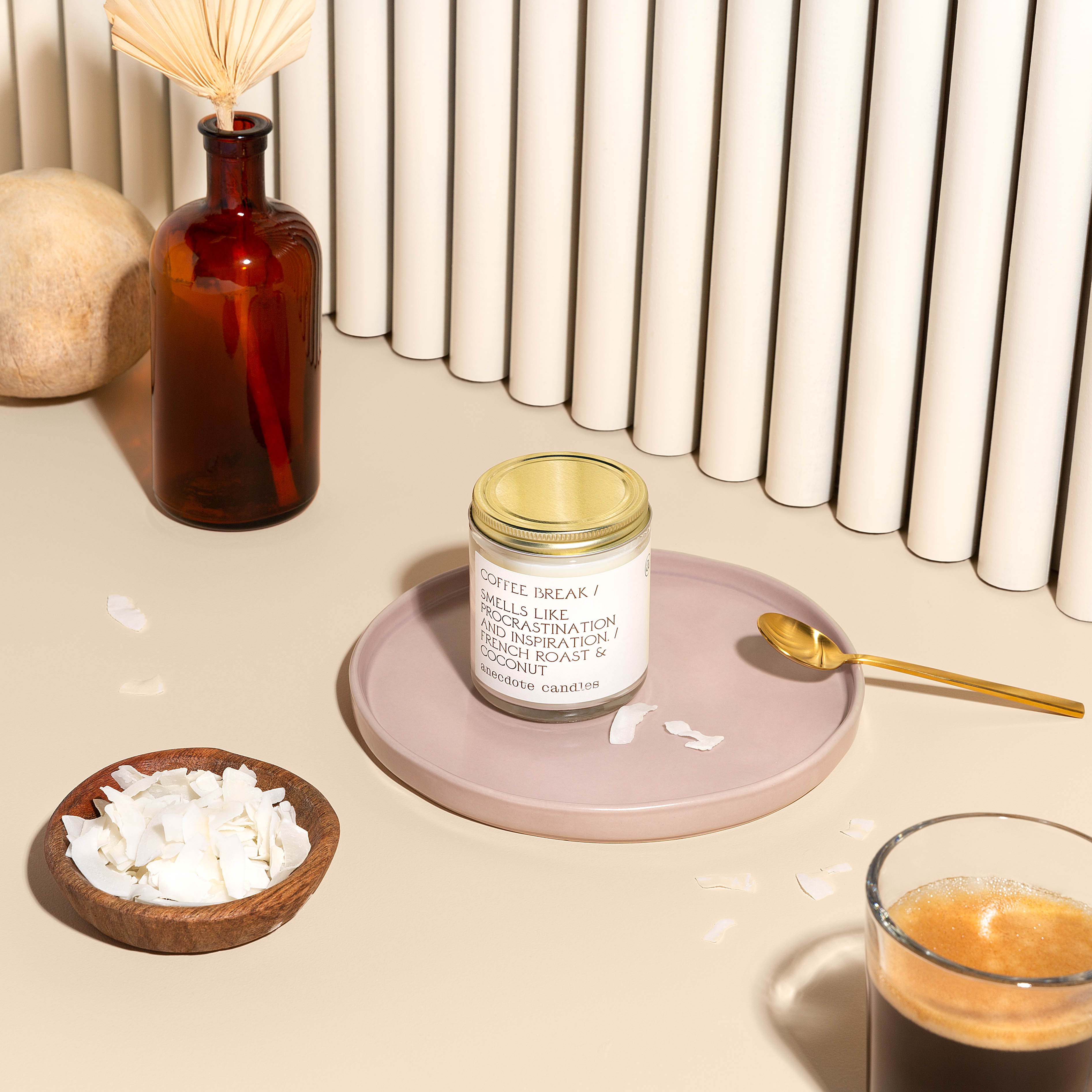 Coffee Break Anecdote Candles