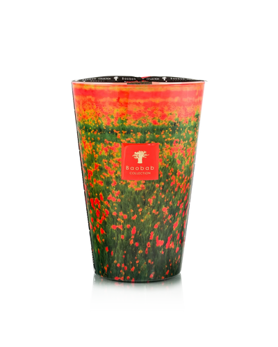 Baobab Collection - Arty Flowers Poppies Candle   